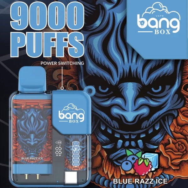 Bang Box 9000 Puffs 0% 2% 3% 5% Nikotin Újratölthető LED Pover Display Eldobható Vape Nagyker - HoldVape - 4