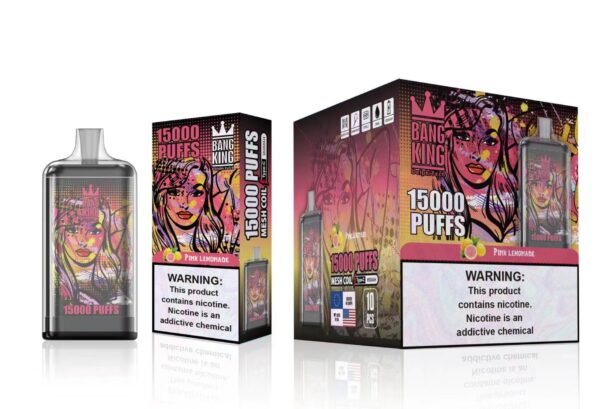 Bang King 15000 Puffs 0% 2% 3% 5% Nikotin újratölthető eldobható Vape nagykereskedés - HoldVape - 10