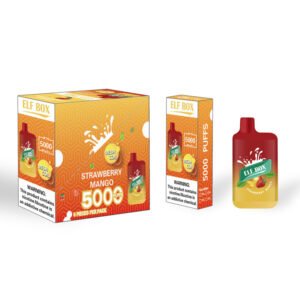ELF BOX 5000 Puffs 0% 2% 3% 5% Nikotin eldobható Vape Authentic E cigarettatoll nagykereskedés - HoldVape - 26