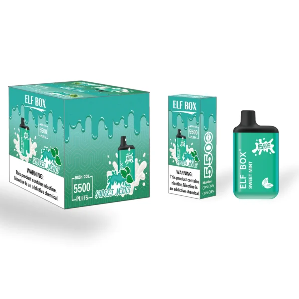 ELF BOX 5500 Eldobható Vape 5500 Puffs Authentic E cigarettatoll nagykereskedés - HoldVape - 5