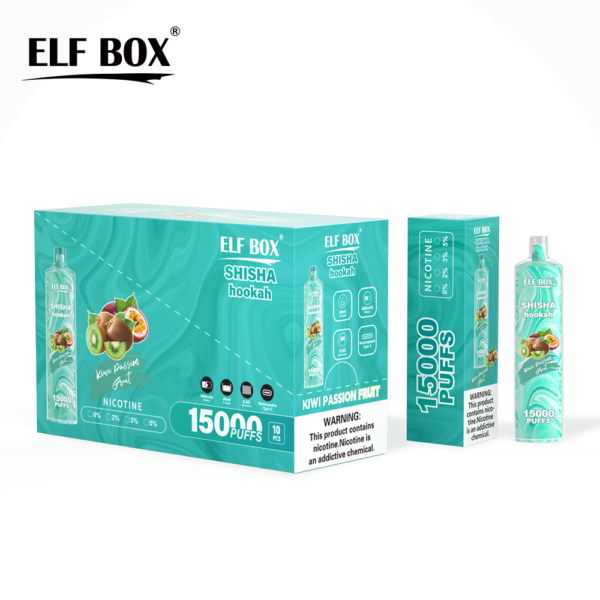 ELF BOX LS15000 Puff Shisha Hookah 0% 2% 5% Nicotine Vape jetable rechargeable en gros - HoldVape - 14