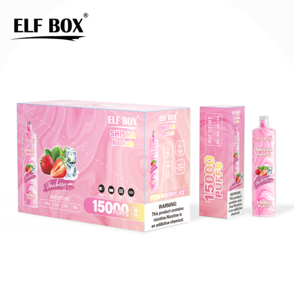 ELF BOX LS15000 Puff Shisha Hookah 0% 2% 5% Nicotine Vape jetable rechargeable en gros - HoldVape - 6