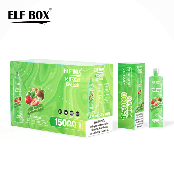 ELF BOX LS15000 Puff Shisha Hookah 0% 2% 5% Nicotine Vape jetable rechargeable en gros - HoldVape - 7