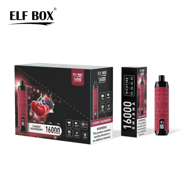 ELF BOX кальян 16000 затяжек 0%/2%/3%/5% Никотиновая перезаряжаемая одноразовая вейп оптом - HoldVape - 3