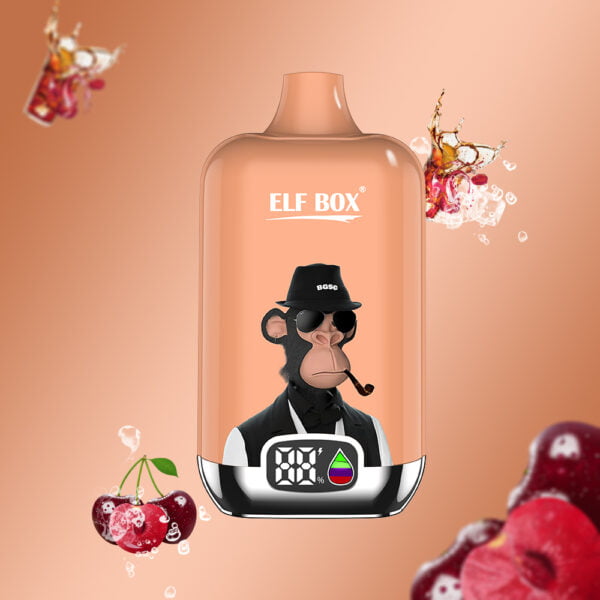 ELF doboz digitális 12000 puff 0% 2% 3% 5% Nikotin LED kijelző Eldobható Vape Nagyker - HoldVape - 12