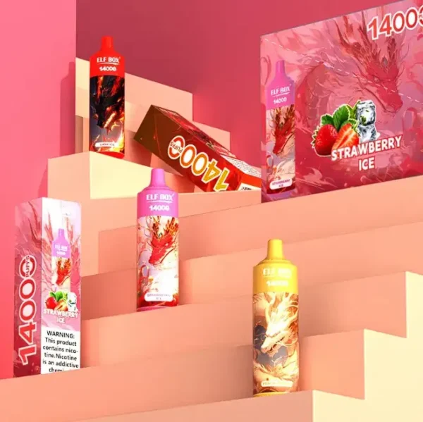 ELF BOX 14000 Puffs 0%/2%/3%/5% Nikotin újratölthető eldobható vape nagykereskedés - HoldVape - 1
