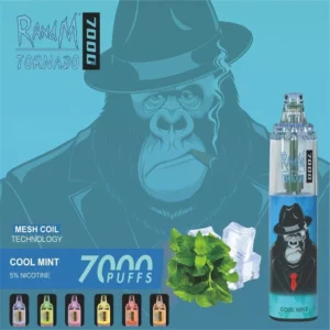 RandM Tornado 7000 Puffs 0% 2% 3% 5% Vape descartável de nicotina atacado - HoldVape - 9