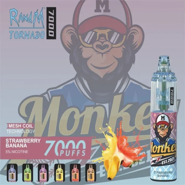 RandM Tornado 7000 Puffs 0% 2% 3% 5% Vape descartável de nicotina atacado - HoldVape - 4
