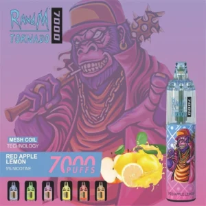 RandM Tornado 7000 Puffs 0% 2% 3% 5% Vape descartável de nicotina atacado - HoldVape - 10