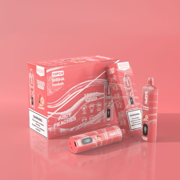Narguilé chicha VOPK 15000 PUFFS 0% 2% 3% 5% Vente en gros de vape jetable à la nicotine - HoldVape - 9