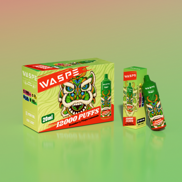 WASPE 12000 PUFFS 0% 2% 3% 5% Никотиновый одноразовый вейп оптом - HoldVape - 8