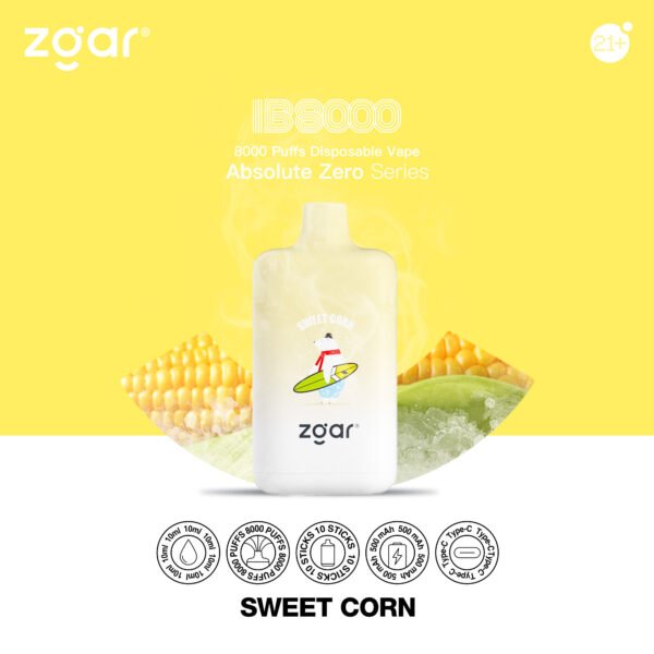 ZGAR ICE BOX 8000 Puffs 2% Nikotin Újratölthető Eldobható Vape Nagyker - HoldVape - 14