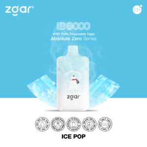 ZGAR ICE BOX 8000 Puffs 2% Nikotin Újratölthető Eldobható Vape Nagyker - HoldVape - 17