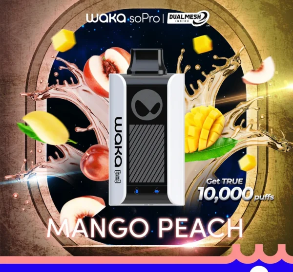 Vape de unică folosință WAKA soPro PA10000 18mg/ml Nicotină - 10000 de pufuri cu ridicata - HoldVape - 4