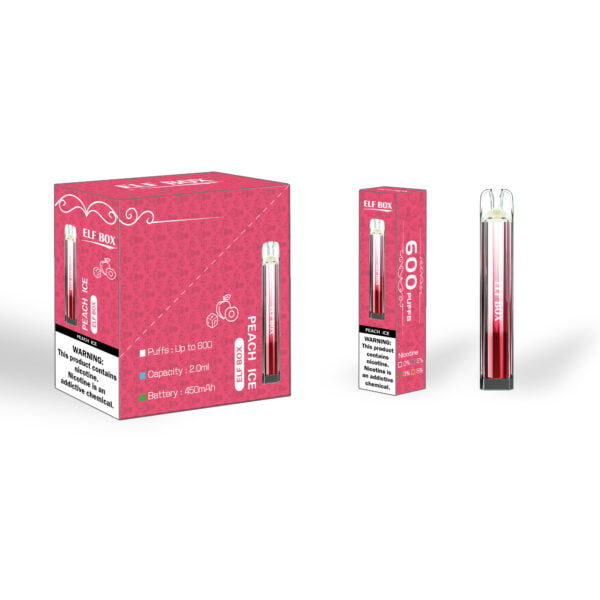 ELF BOX 600 Puffs 2% Никотиновая одноразовая вейп-ручка оптом - HoldVape - 11