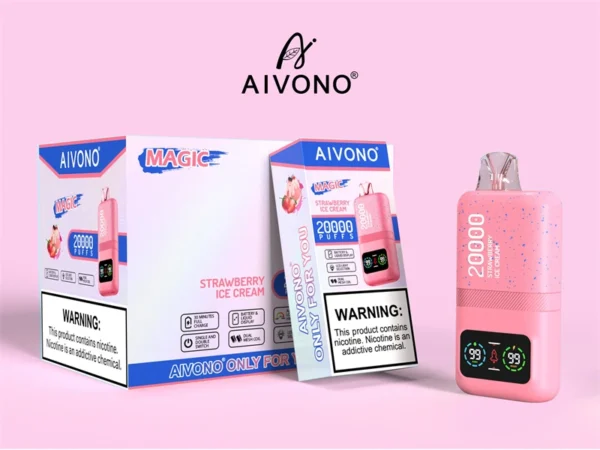 AIVONO 20000 Puffs Dual Mesh 0% 2% 3% 5% Alacsony nikotin tartalmú, újratölthető, eldobható Vapes Pen tömeges vásárlás Nagyker - HoldVape - 2