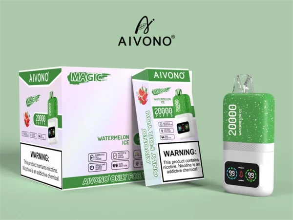 AIVONO 20000 Puffs Dual Mesh 0% 2% 3% 5% Alacsony nikotin tartalmú, újratölthető, eldobható Vapes Pen tömeges vásárlás Nagyker - HoldVape - 1