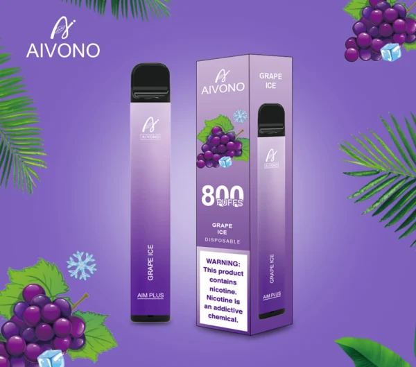 AIVONO AIM PLUS 800 Puffs 0% 2% 5% Alacsony nikotin tartalmú újratölthető eldobható Vapes Pen tömeges vásárlás Nagyker - HoldVape - 6