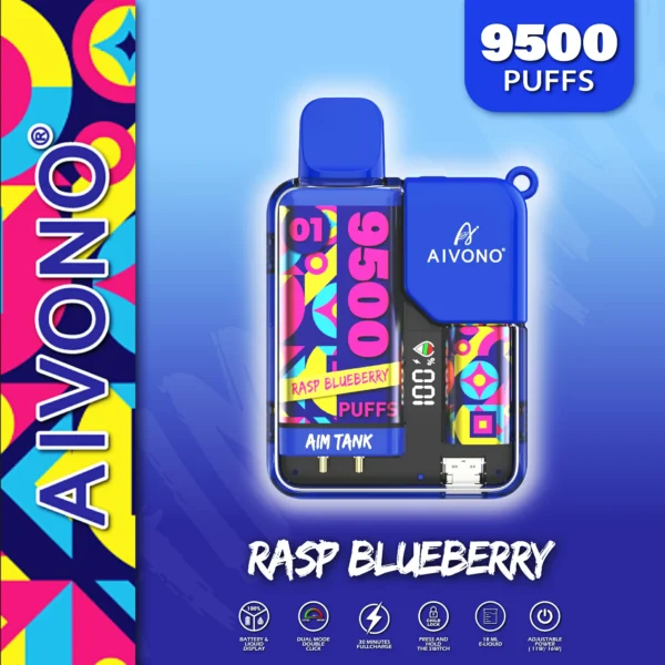AIVONO AIM TANK 9500 Puffs 0% 2% 3% 5% Alacsony nikotintartalmú, újratölthető, eldobható Vapes Pen tömeges vásárlás Nagyker - HoldVape - 2