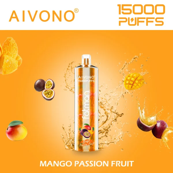 AIVONO FATMAN 15000 Puffs 0% 2% 3% 5% Nízkonikotinové dobíjecí jednorázové vapky Pen Hromadně Koupit Velkoobchod – HoldVape – 9