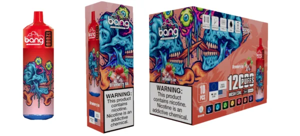 Bang 12000 Puffs 0% 2% 3% 5% Alacsony nikotin tartalmú újratölthető eldobható Vapes toll tömeges vásárlás nagykereskedelmi - HoldVape - 2