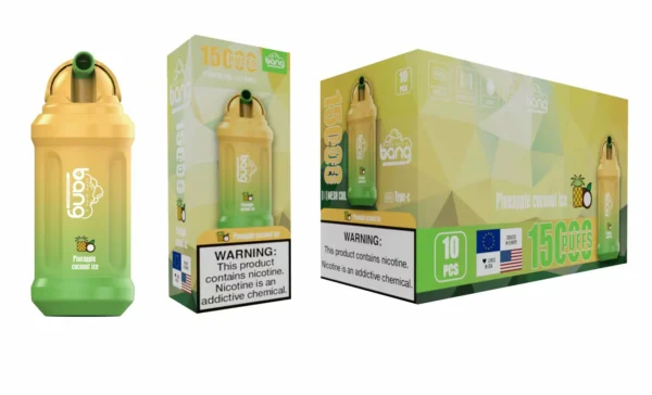 Bang 15000 Puffs 0% 2% 3% 5% Alacsony nikotin tartalmú újratölthető eldobható Vapes Pen Tömeges vásárlás Nagyker - HoldVape - 12