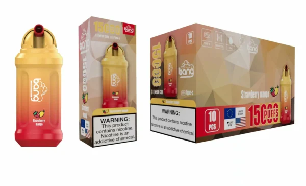 Bang 15000 Puffs 0% 2% 3% 5% Alacsony nikotin tartalmú újratölthető eldobható Vapes toll Tömeges vásárlás Nagyker - HoldVape - 6