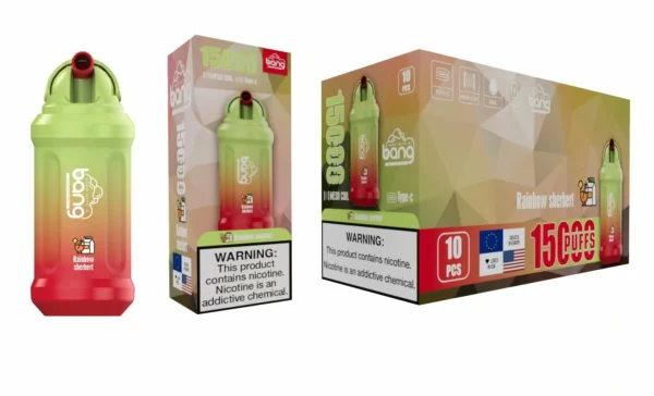 Bang 15000 Puffs 0% 2% 3% 5% Alacsony nikotin tartalmú újratölthető eldobható Vapes Pen Tömeges vásárlás Nagyker - HoldVape - 7