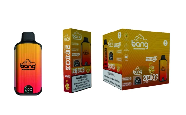Bang Vape 20000 Puffs Dual Mesh 0% 2% 3% 5% Display LED com baixo teor de nicotina Recarregável em massa Compre Caneta Vape Descartável Atacado - HoldVape - 12