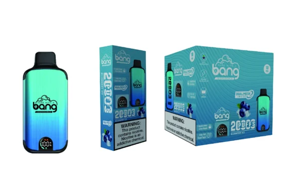Bang Vape 20000 Puffs Dual Mesh 0% 2% 3% 5% Display LED com baixo teor de nicotina Recarregável em massa Compre Caneta Vape Descartável no atacado - HoldVape - 2