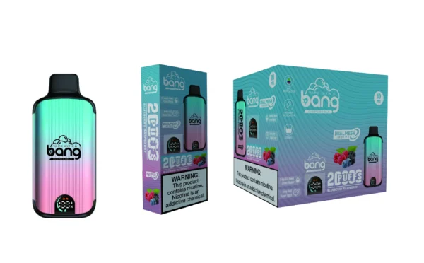 Bang Vape 20000 Puffs Dual Mesh 0% 2% 3% 5% Display LED com baixo teor de nicotina Recarregável em massa Compre Caneta Vape Descartável no atacado - HoldVape - 7