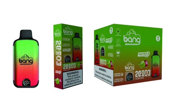 Bang Vape 20000 Puffs Dual Mesh 0% 2% 3% 5% Display LED com baixo teor de nicotina Recarregável em massa Compre Caneta Vape Descartável no atacado - HoldVape - 8