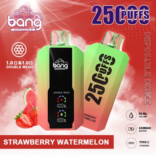 Bang 25000 Puffs 0% 2% 3% 5% Alacsony nikotin tartalmú újratölthető eldobható Vapes toll Tömeges vásárlás Nagyker - HoldVape - 9