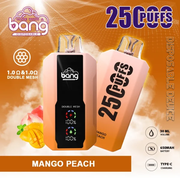 Bang 25000 Puffs 0% 2% 3% 5% Alacsony nikotin tartalmú újratölthető eldobható Vapes Pen Tömeges vásárlás Nagyker - HoldVape - 2