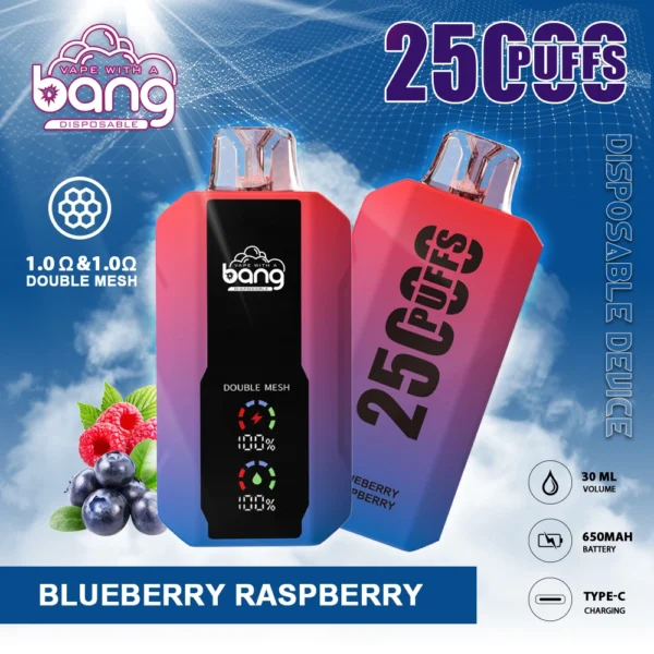 Bang 25000 Puffs 0% 2% 3% 5% Alacsony nikotin tartalmú újratölthető eldobható Vapes toll Tömeges vásárlás Nagyker - HoldVape - 4