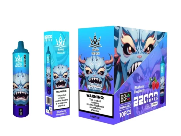 Bang Beach 22000 Puffs 0% 2% 3% 5% Alacsony nikotintartalmú újratölthető tömeges vásárlás Eldobható Vape Pen nagykereskedés - HoldVape - 5