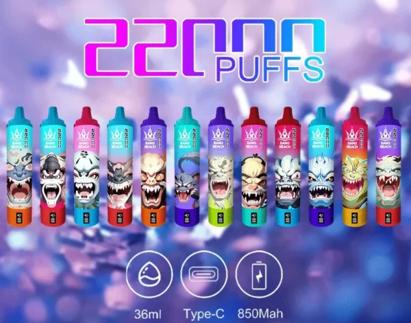 Bang Beach 22000 Puffs 0% 2% 3% 5% Alacsony nikotintartalmú újratölthető tömeges vásárlás Eldobható Vape Pen nagykereskedés - HoldVape - 1