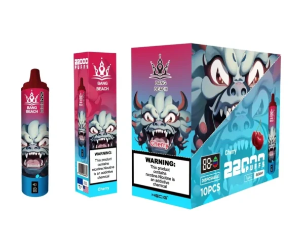 Bang Beach 22000 Puffs 0% 2% 3% 5% Alacsony nikotintartalmú újratölthető tömeges vásárlás Eldobható Vape Pen nagykereskedés - HoldVape - 8