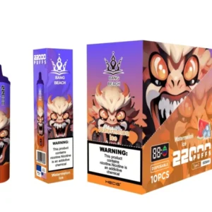 Bang Beach 22000 Puffs 0% 2% 3% 5% Alacsony nikotintartalmú újratölthető tömeges vásárlás Eldobható Vape Pen nagykereskedés - HoldVape - 12