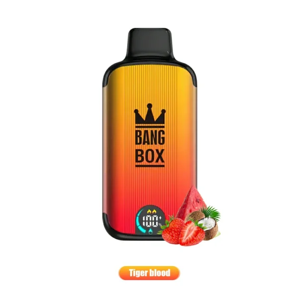 Bang Box 18000 Puffs Écran d'affichage LED 0% 2% 3% 5% Faible teneur en nicotine en vrac Acheter un stylo vape jetable rechargeable en gros - HoldVape - 6