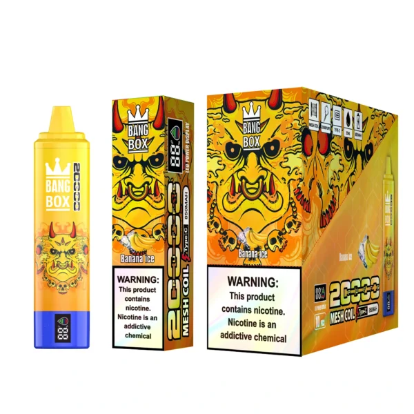 Bang Box 20000 Puffs 0% 2% 3% 5% Nízký nikotin dobíjecí hromadně Koupit jednorázové vape pero velkoobchodně – HoldVape – 4