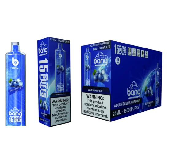 Bang Tn 15000XXL Puffs SHISHA 0% 2% 3% 5% Nikotynowy akumulator Jednorazowy długopis Vapes Kup hurtowo - HoldVape - 13