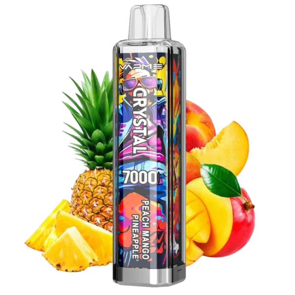 Vapme Crystal 7000 Puffs 2% 5% Nikotin Újratölthető Eldobható Vapes Tömeges vásárlás Nagyker - HoldVape - 4