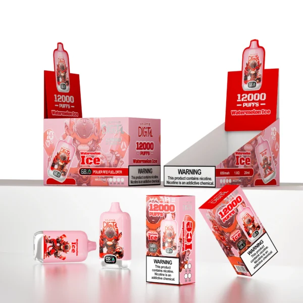 Vapme Digital 12000 Puffs 2% 5% Nikotin Újratölthető Eldobható Vapes Tömeges vásárlás Nagyker - HoldVape - 1