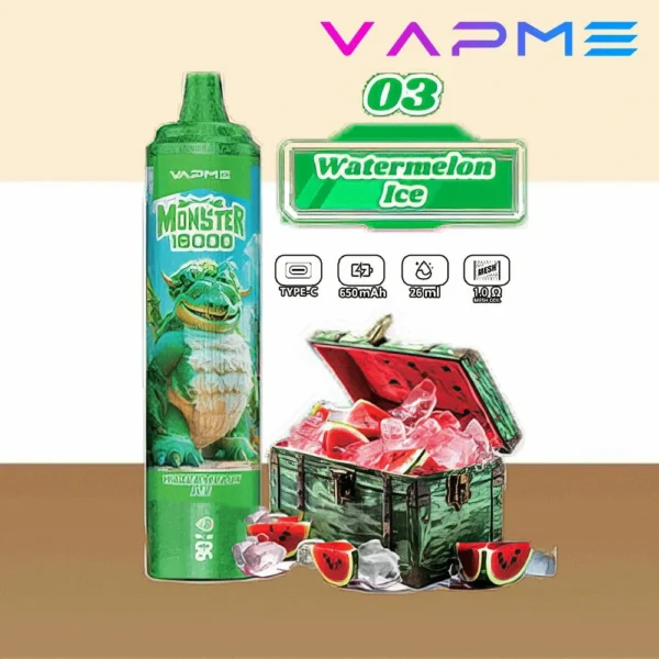 Vapme Monster 16000 Puffs 2% 5% Nikotin Újratölthető Eldobható Vapes Tömeges vásárlás Nagyker - HoldVape - 6