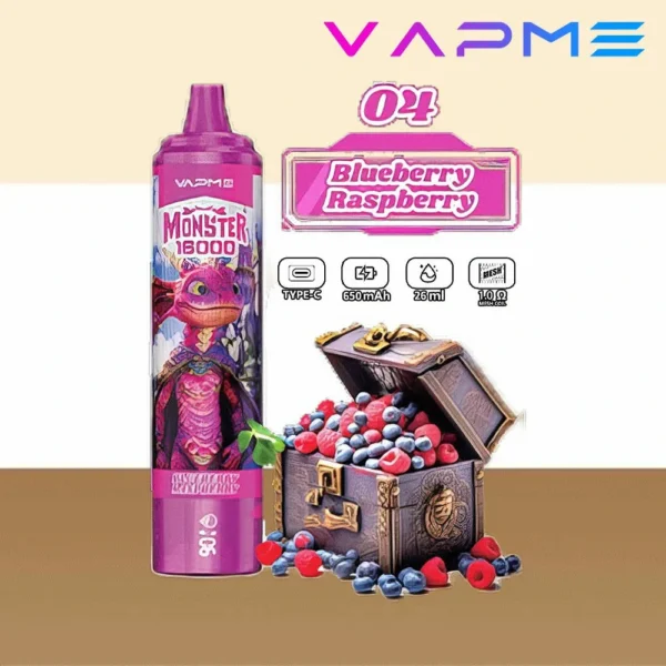 Vapme Monster 16000 Puffs 2% 5% Nikotin Újratölthető Eldobható Vapes Tömeges vásárlás Nagyker - HoldVape - 8