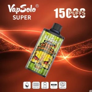 Vapsolo Super 15000 Puffs 2% 5% Baixo teor de nicotina em massa Compre caneta Vapes descartável recarregável no atacado - HoldVape - 18