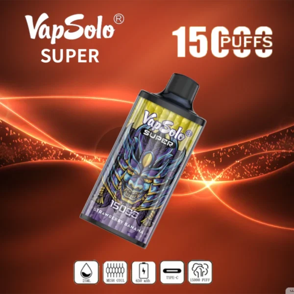 Vapsolo Super 15000 Puffs 2% 5% Baixo teor de nicotina em massa Compre caneta Vapes descartável recarregável no atacado - HoldVape - 7