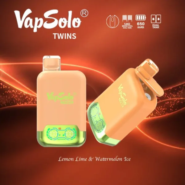 VapSolo Twins 20000 Puffs 2% 5% Alacsony nikotintartalmú újratölthető eldobható Vapes Pen Tömeges Vásárlás Nagyker - HoldVape - 10