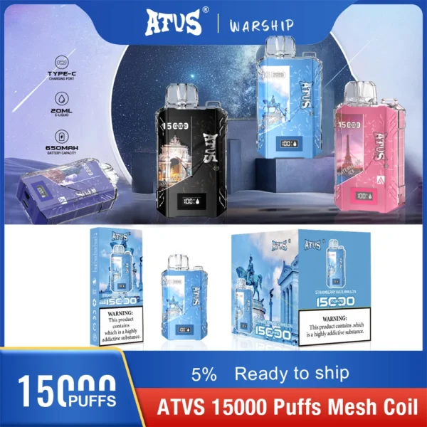 Atvs 15000 Puffs 5% Vapes desechables recargables con bajo contenido de nicotina Compra a granel al por mayor - HoldVape - 9
